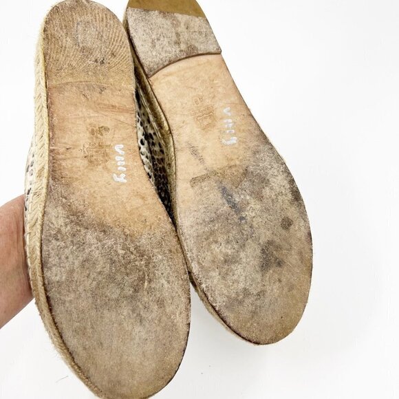 ✅ Elyse Walker Flats Blair Espadrille Snake Slip On SIZE 40 - Picture 5 of 6